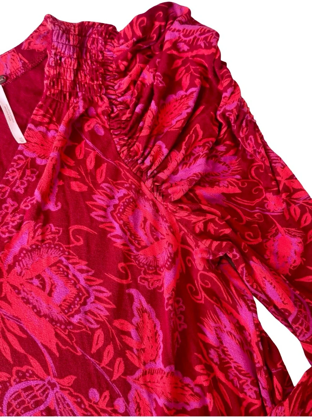 Free People Women’s Hello Lover Tunic Top Floral Mini Dress Size M
